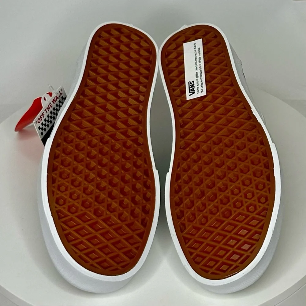 NWT Vans Asher PRIDE Black/Multicolor Glitter Slip-on Skate Sneakers Size 6.5 - Picture 7 of 8
